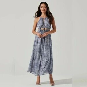 NWT ASTR The Label cut out Halter Dress - Size Small